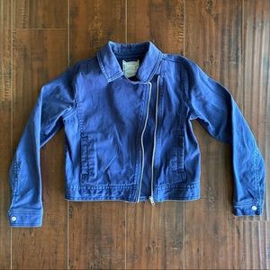 Washed out navy jacket